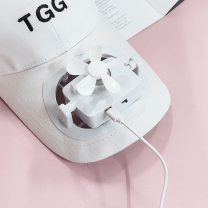 Built-in fan for quick cooling, avoiding discomfort in hot weather.