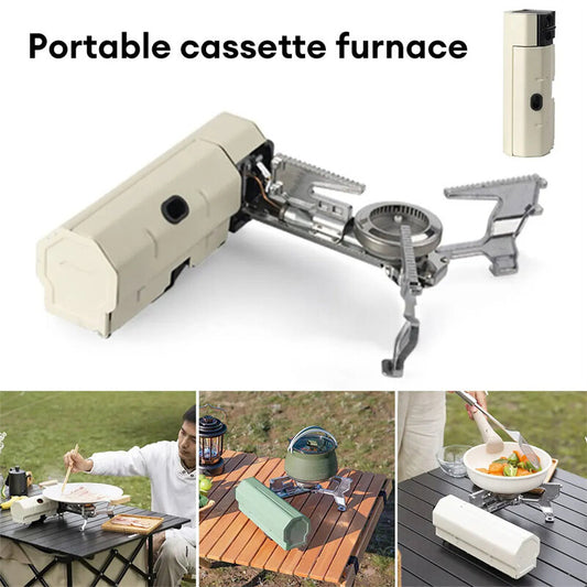 Portable Cassette Stove for Outdoor Camping