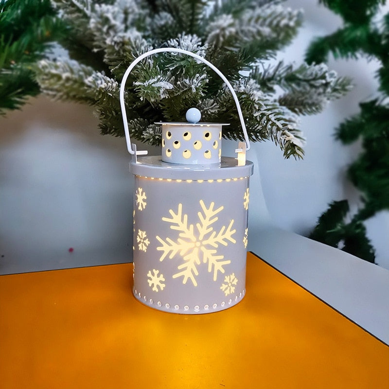 White Christmas Lantern