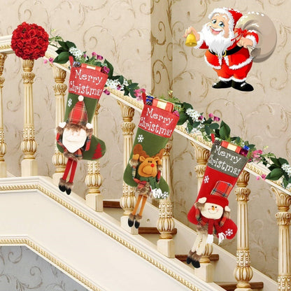 3D Plush Christmas Stockings