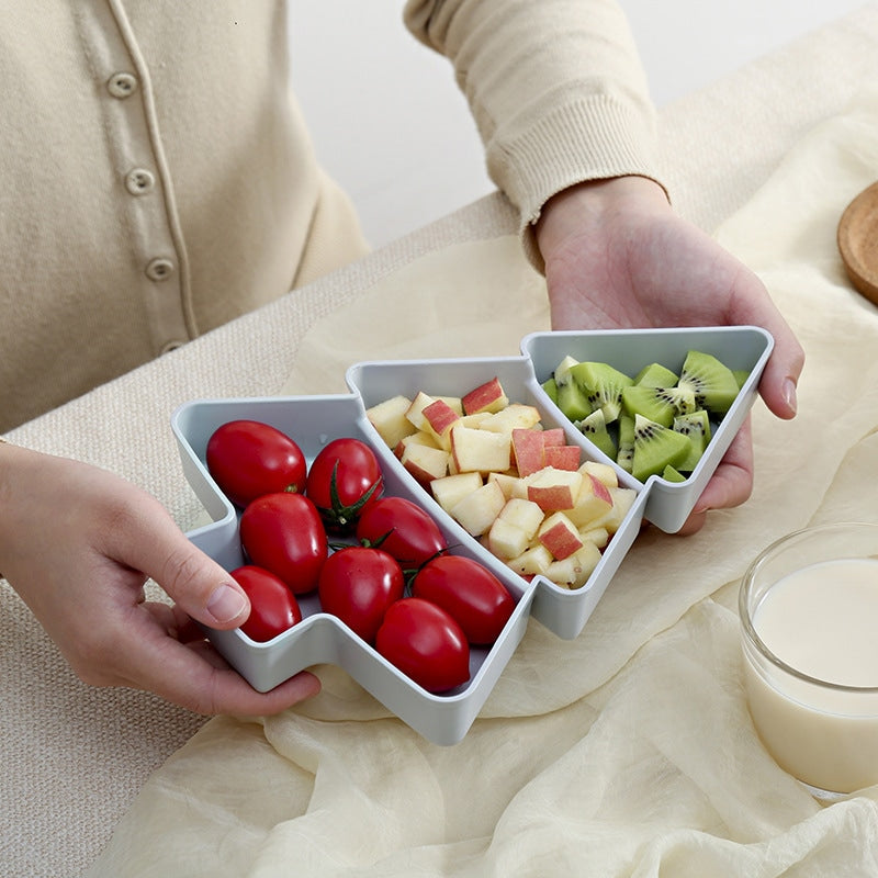 Christmas Tree Plate For Fruit and Snack