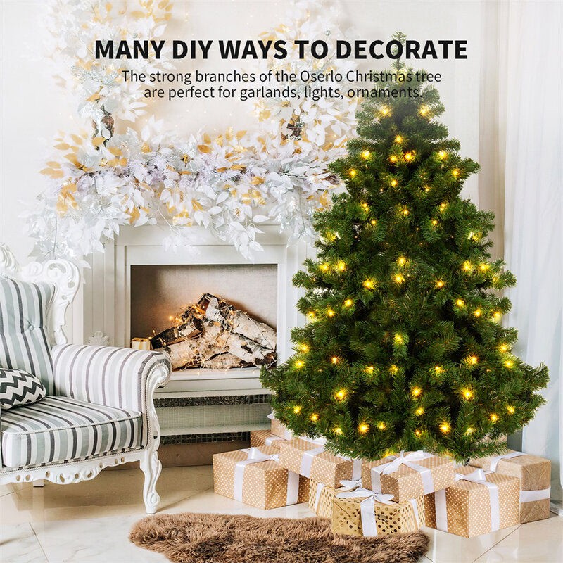 You have several DIY ways to use your green Christmas Tree