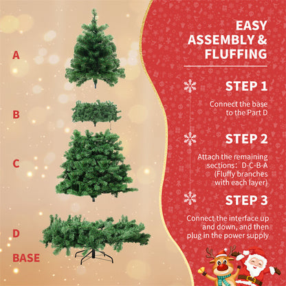 Easy and simple to assemble your green Christmas Tree