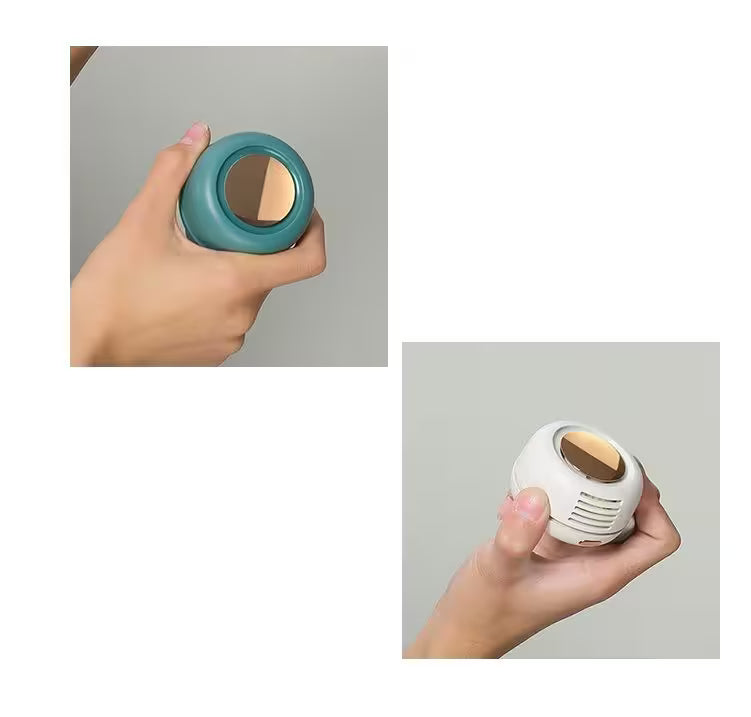 USB Portable Clip-On Fan Rechargeable Mini Fan with 3-Speed & 360° Adjust, Compact for Desk / Bed / Travel