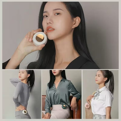 USB Portable Clip-On Fan Rechargeable Mini Fan with 3-Speed & 360° Adjust, Compact for Desk / Bed / Travel