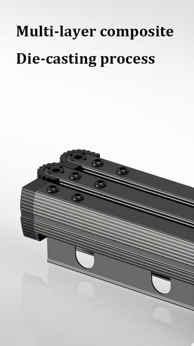 Multi-layer composite die-casting process with metal component on a reflective surface