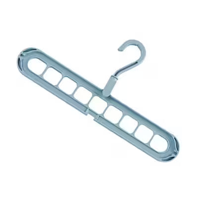 Metallic hanger on a white background