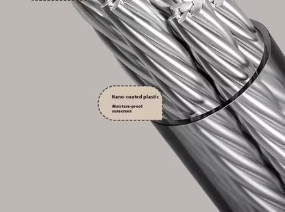 Close-up of a tube with nano-coated plastic sunscreen on a gray background