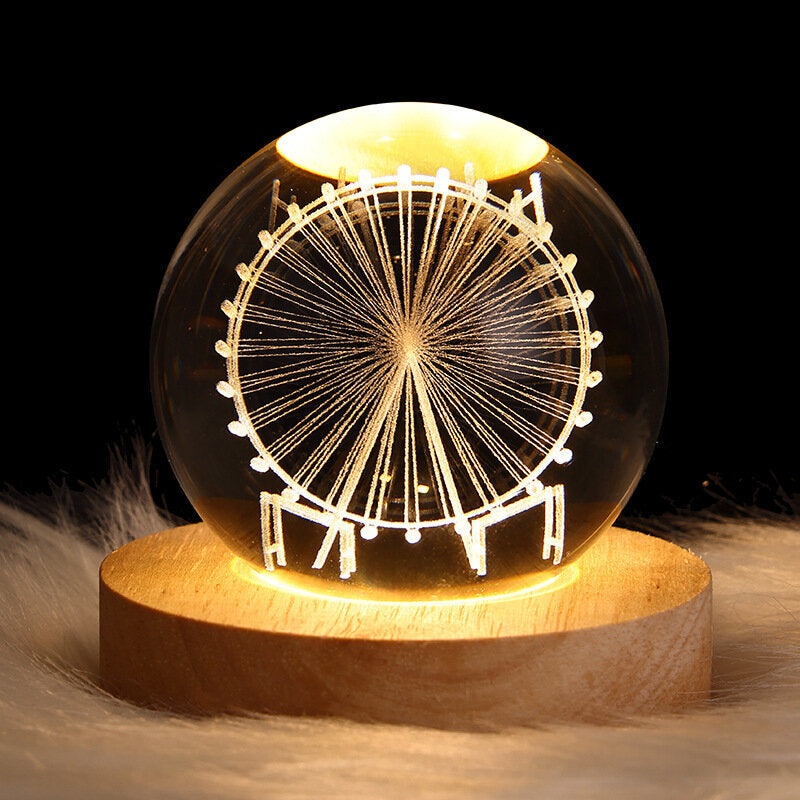 Ferris Wheel Crystal Ball 6CM