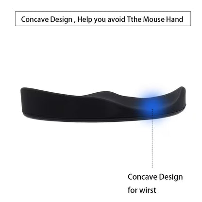 Custom Ergonomic Mouse Pad | Glider Wrist Rest for Mouse | Carpal Tunnel & RSI Relief | Gaming & Office Desk Accessory