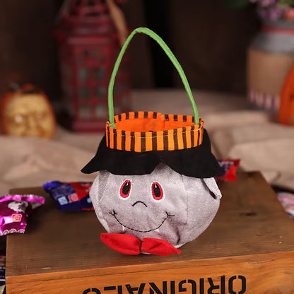 Custom Halloween Trick or Treat Bags | Black Cat, Pumpkin, Vampire & Witch