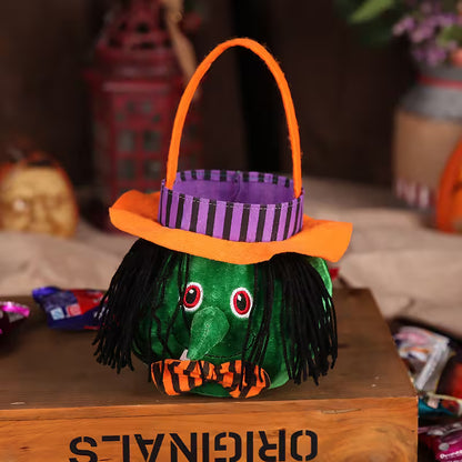 Custom Halloween Trick or Treat Bags | Black Cat, Pumpkin, Vampire & Witch