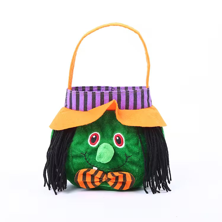 Custom Halloween Trick or Treat Bags | Black Cat, Pumpkin, Vampire & Witch
