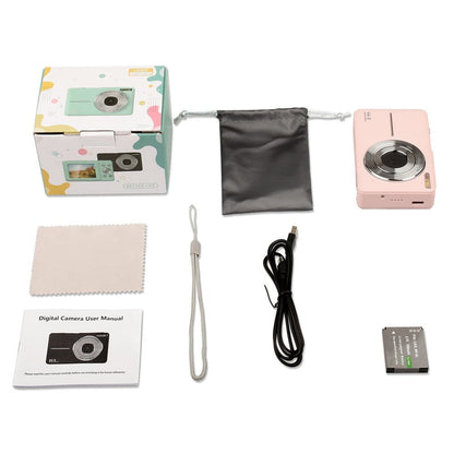 Pink Digital Camera With 32G Memory Card