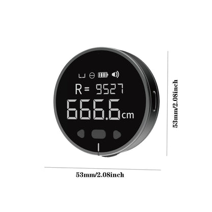 Digital display with measurement values on a white background