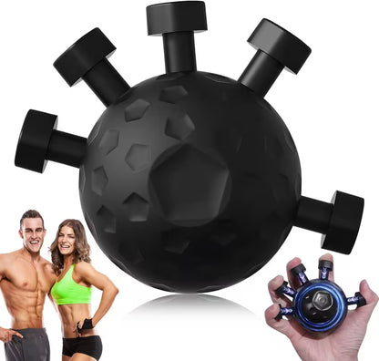 Eagle Claw Finger Strengthener Grip Ball – Silicone Hand Exerciser for Grip Strength, Stress Relief & Finger Rehab | Gym, Gaming & Office