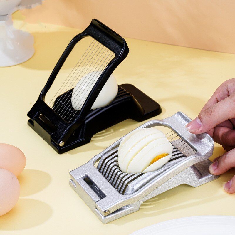 Slice food with a gently push. The slicer can save your time and make food pretty. Your children can use it as well. It cuts food precisely and efficiently.