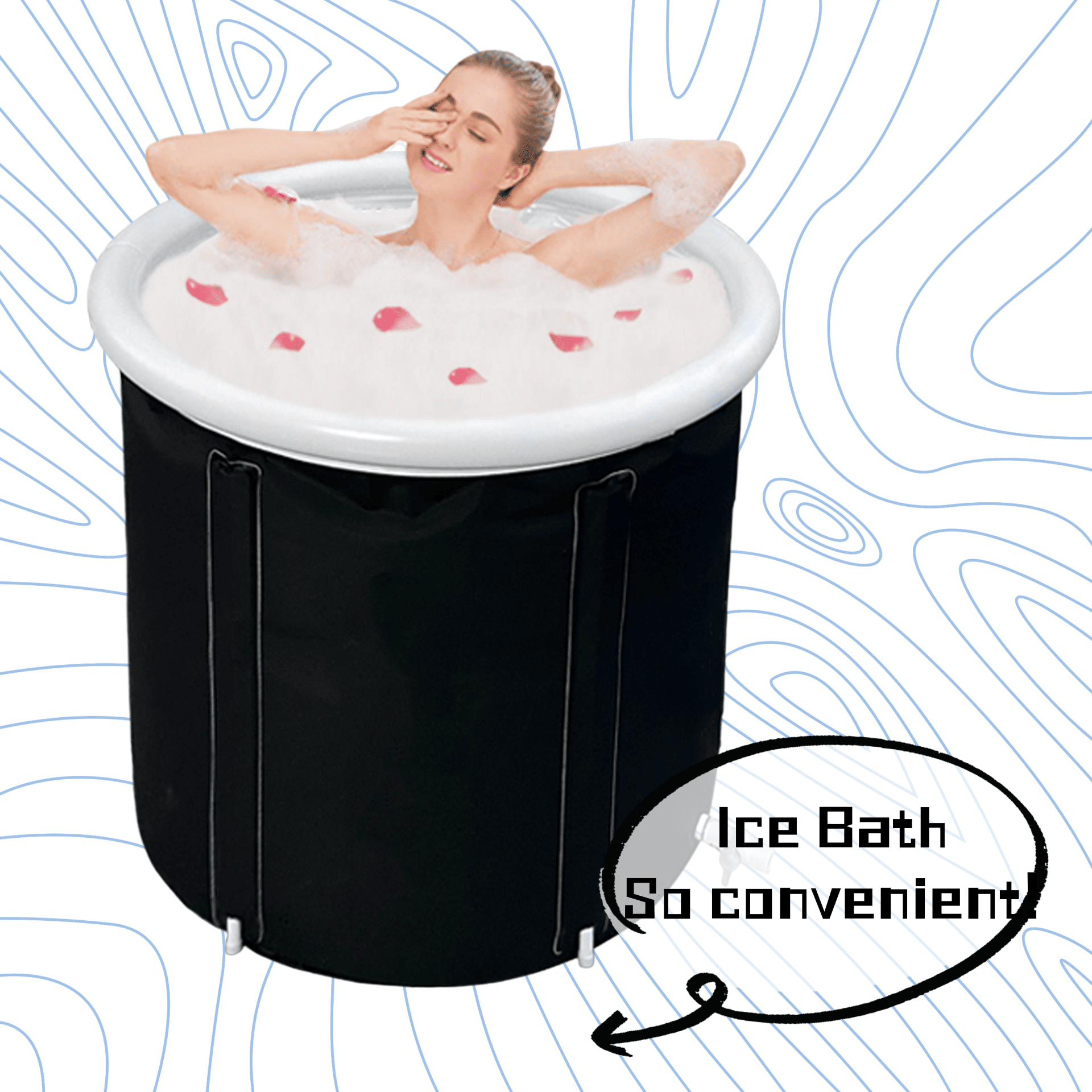 Enjoy muscle therapy with our bath tub