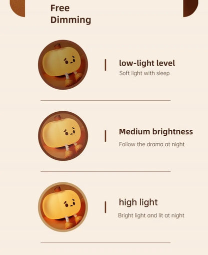 Enjoy three levels of dimming for your Halloween Night Lamp