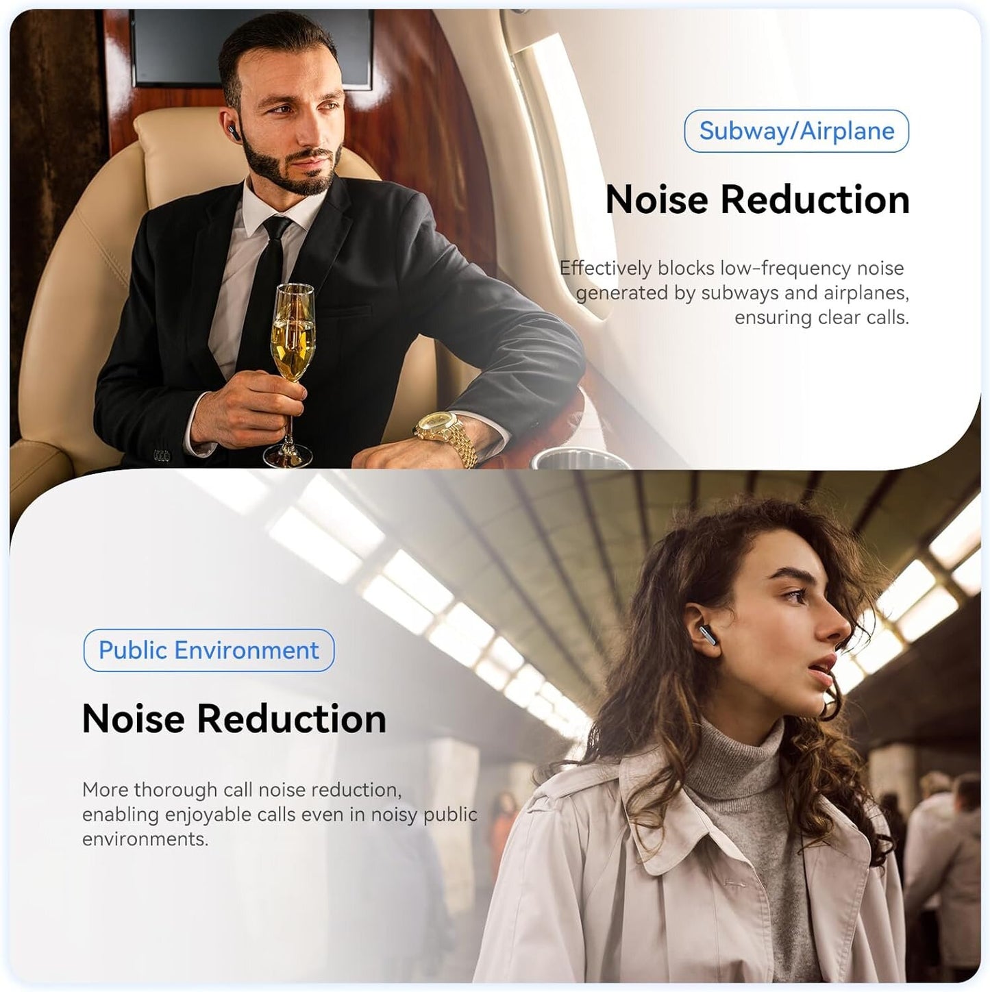 Experience Crystal Clear Audio with Waterproof Wireless Earbuds
