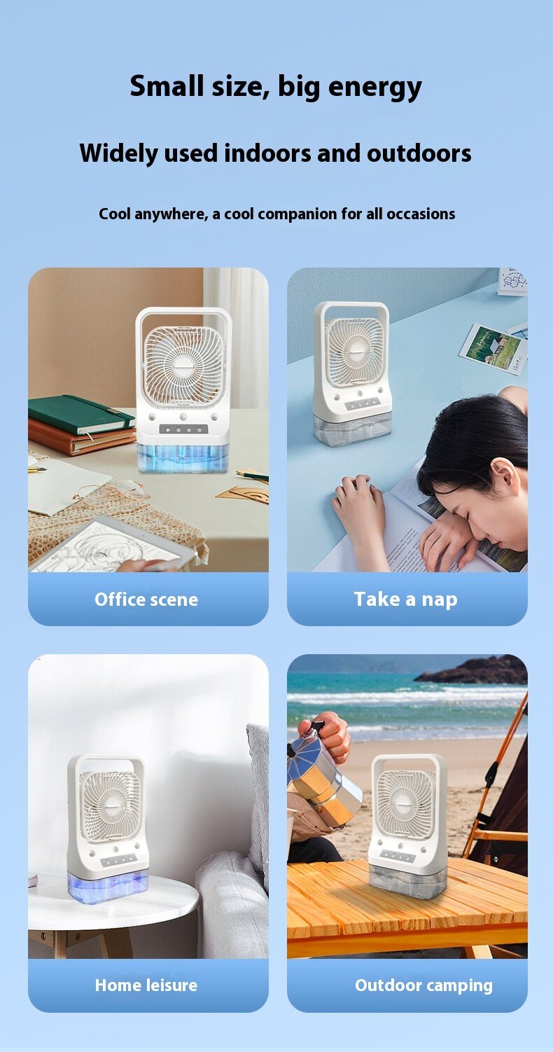 Compact design for your fan to take it anywhere