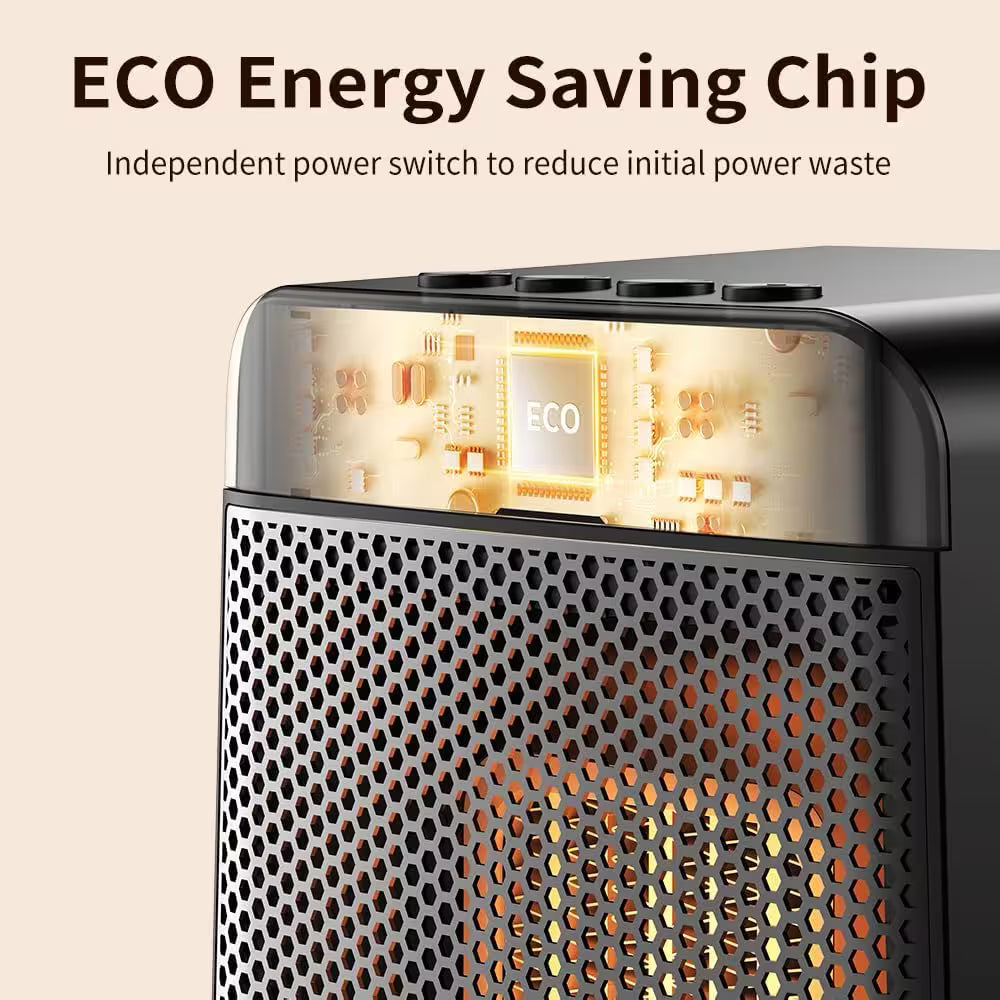 ECO Energy Saving Chip with visible circuitry inside a device