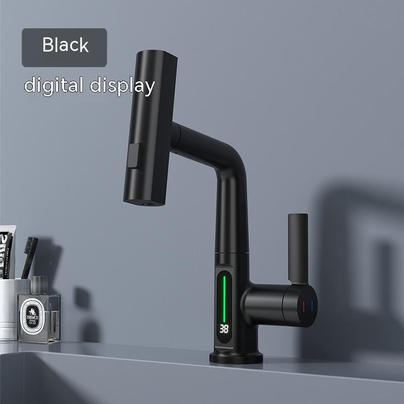 Black Digital Faucet
