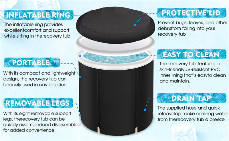 Features of the best selling ice tub