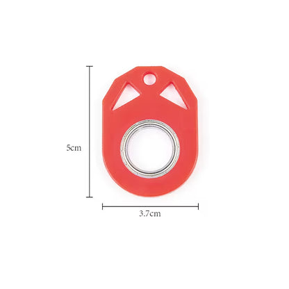 Fidget Keychain Spinner Toy – Glow in the Dark, Precision Bearing, EDC Anxiety Relief Spinner for Keys & Bags