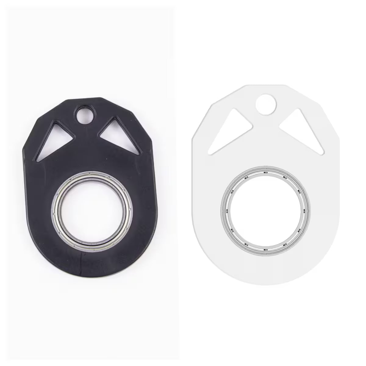 Fidget Keychain Spinner Toy – Glow in the Dark, Precision Bearing, EDC Anxiety Relief Spinner for Keys & Bags