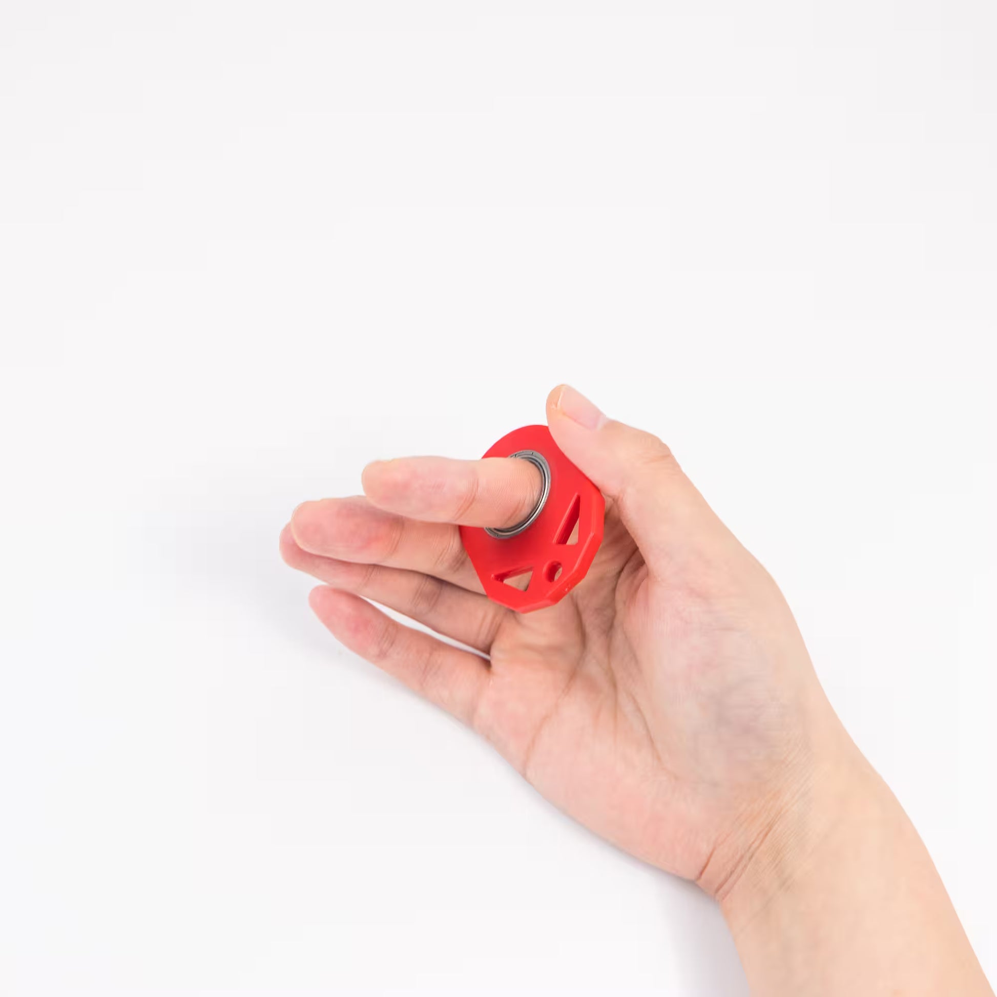 Fidget Keychain Spinner Toy – Glow in the Dark, Precision Bearing, EDC Anxiety Relief Spinner for Keys & Bags