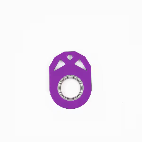 Fidget Keychain Spinner Toy – Glow in the Dark, Precision Bearing, EDC Anxiety Relief Spinner for Keys & Bags