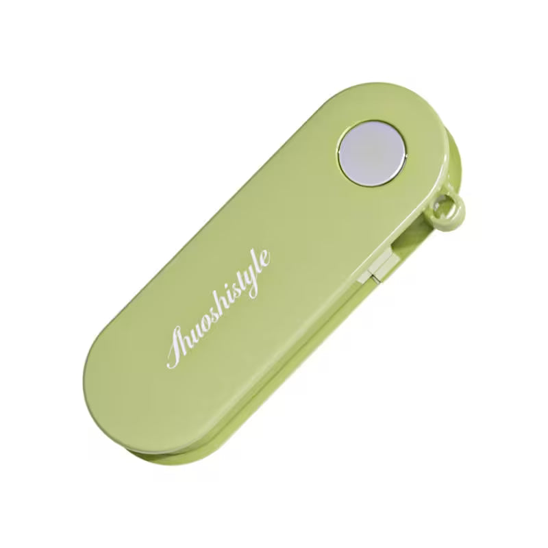 Green device with 'Juwistyle' branding on a white background