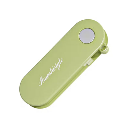 Green device with 'Juwistyle' branding on a white background