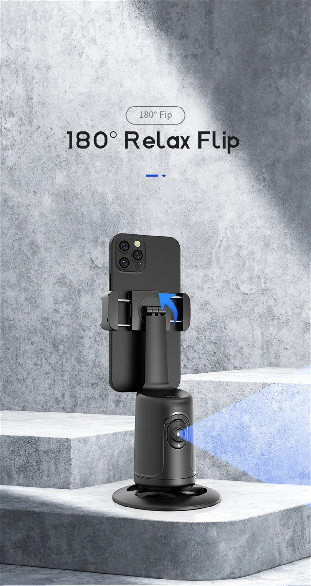 Smart 360° Auto Face Tracking Gimbal Desktop Selfie Stabilizer