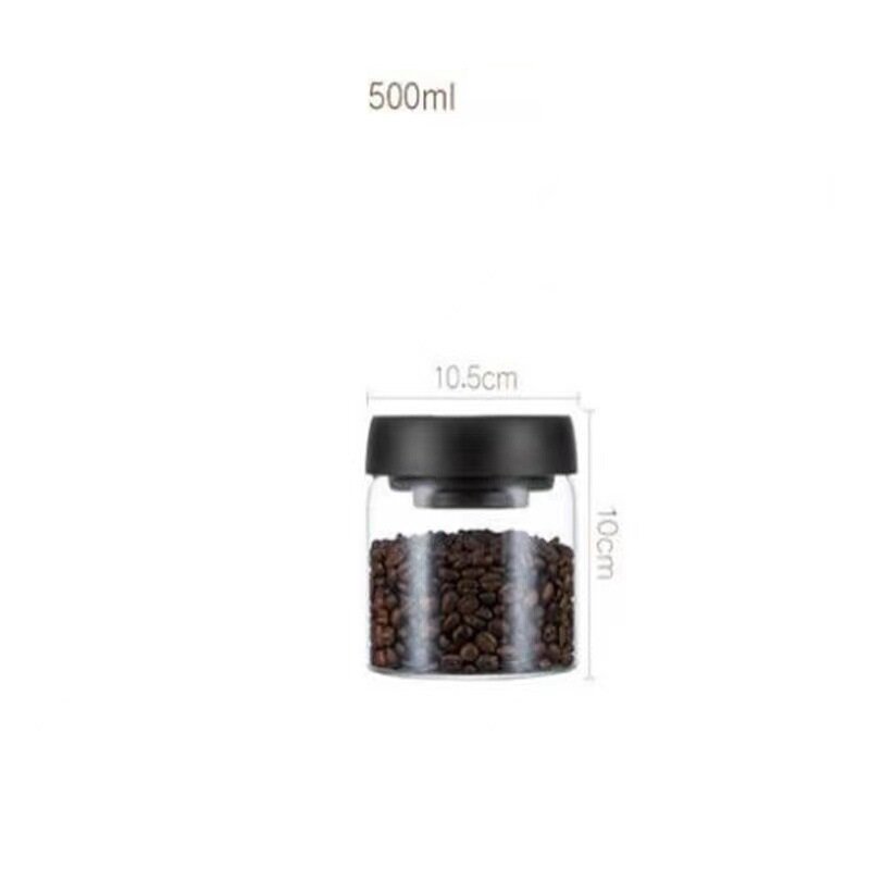 Black Glass Jar - 500ml