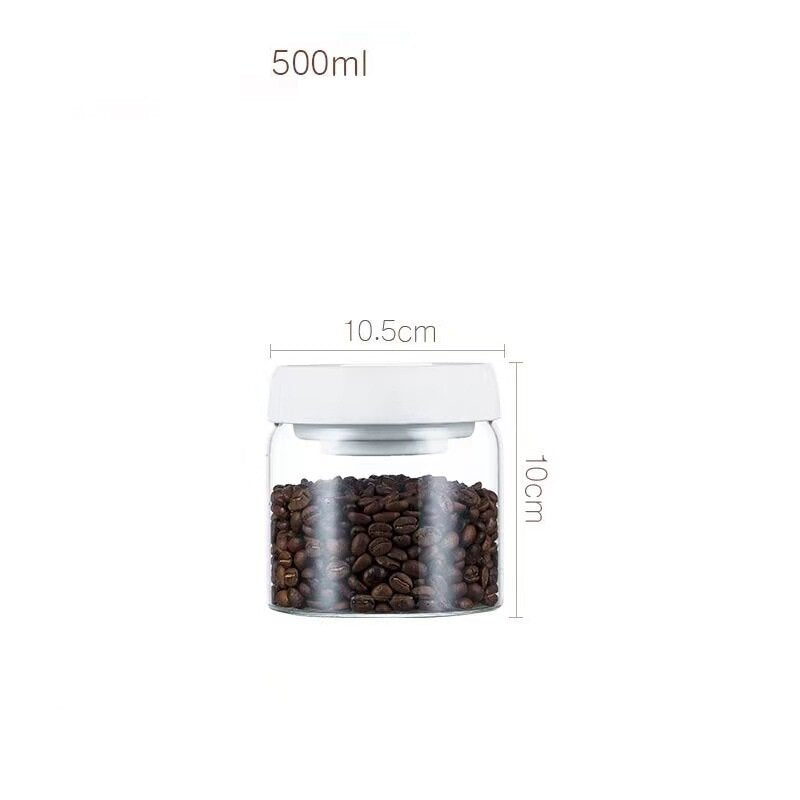 White Glass Jar - 500ml