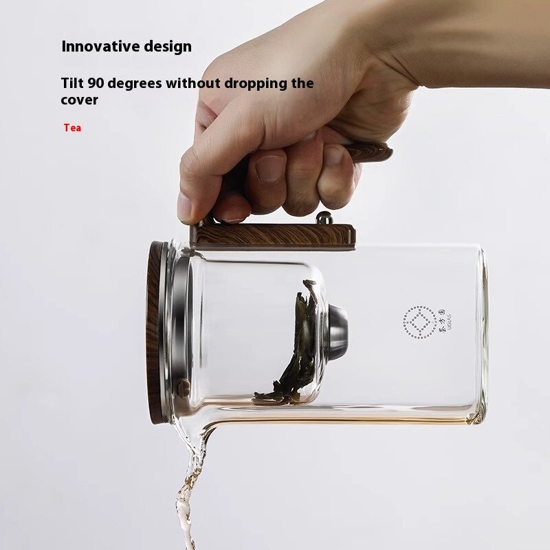 Glass Teapot: Innovative Water Separation Technology