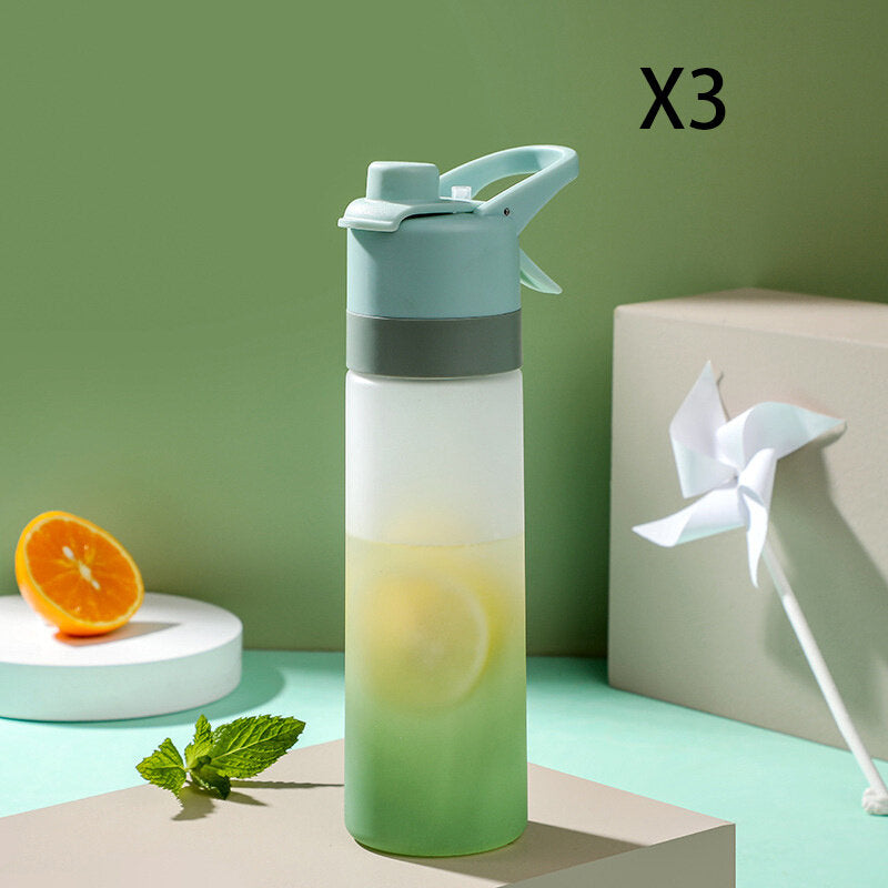 Green Sports Water Bottle - 3 pcs