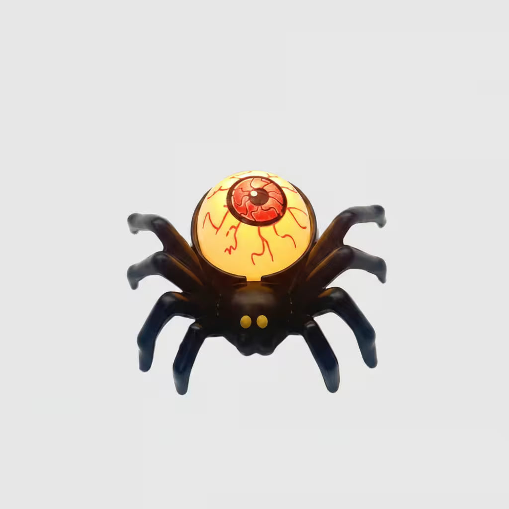 Halloween Candlesticks – LED Flameless Spider Eyeball Lamp, Dripping Wax Effect, Pack of 6 or 12, Safe for Kids & Pets