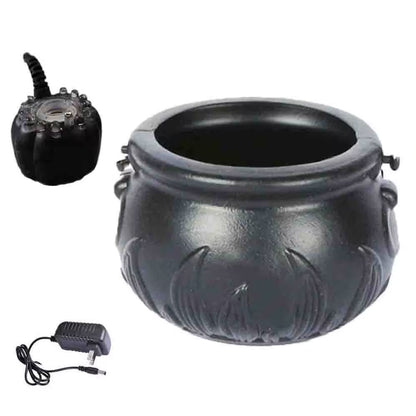 Halloween Fog Maker Cauldron | LED Mist Maker with Color-Changing Lights | Indoor Halloween Décor