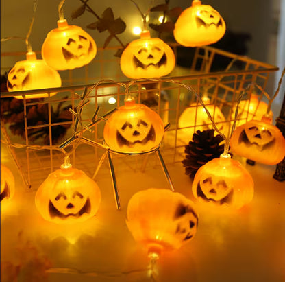 Halloween Lights | Pumpkin, Ghost, Bat, Spider, Skull & Skeleton Glow Lights | Indoor & Outdoor Halloween Décor