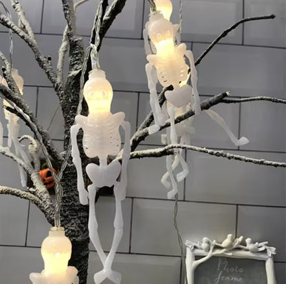 Halloween Lights | Pumpkin, Ghost, Bat, Spider, Skull & Skeleton Glow Lights | Indoor & Outdoor Halloween Décor