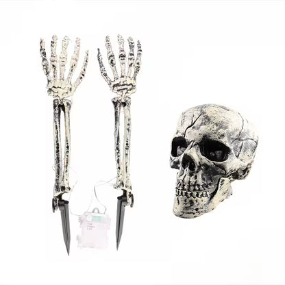 Halloween Outdoor Decorations – LED Light Up Skeleton Arm Hand, Lawn & Garden Halloween Decoration 2026