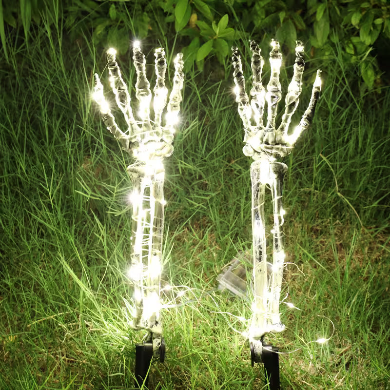 Halloween Outdoor Decorations – LED Light Up Skeleton Arm Hand, Lawn & Garden Halloween Decoration 2026
