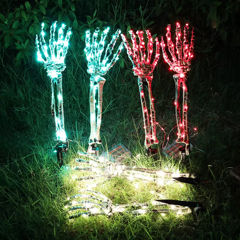 Halloween Outdoor Decorations – LED Light Up Skeleton Arm Hand, Lawn & Garden Halloween Decoration 2026