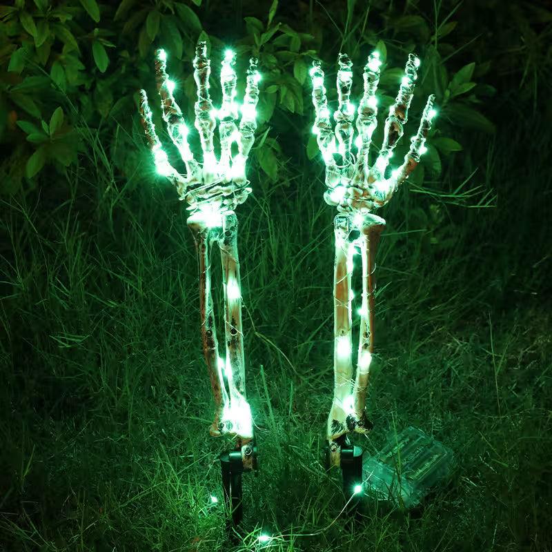 Halloween Outdoor Decorations – LED Light Up Skeleton Arm Hand, Lawn & Garden Halloween Decoration 2026
