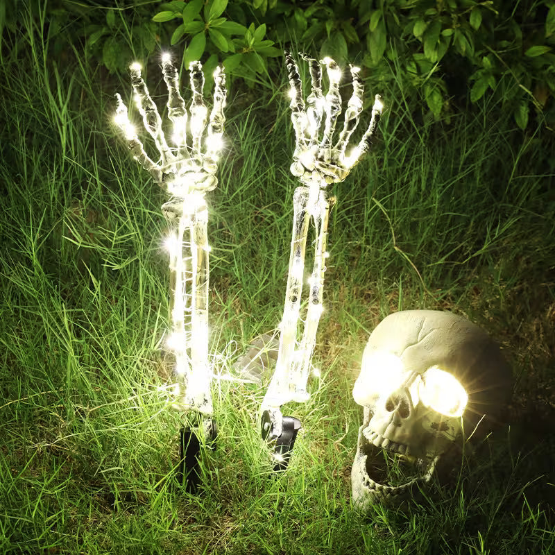 Halloween Outdoor Decorations – LED Light Up Skeleton Arm Hand, Lawn & Garden Halloween Decoration 2026
