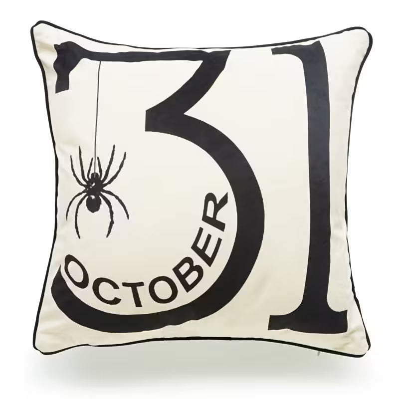 Halloween Pillow Covers 45x45cm, 30x50cm – 13 Designs, Spooky Sofa & Bed Cushion Covers