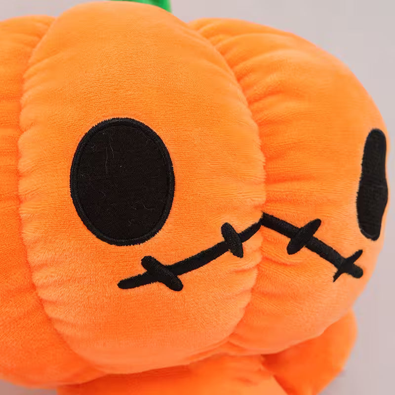 Halloween Plush Toy – Cute Pumpkin-Head Stuffed Character in Orange, Purple, Black or White for Spooky Room Decor & Gifting